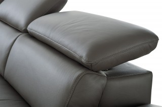 Adjustable Advanced Italian Leather Corner Couch