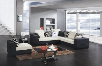 Contemporary Style Microfiber Living Room Furniture