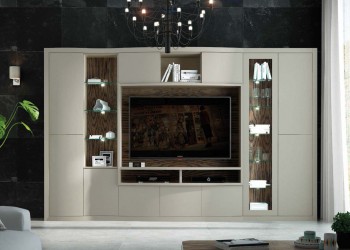 Elegant Wall Unit and Media Center