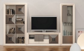 Modern Living Room Wall Unit and Entertainment Center