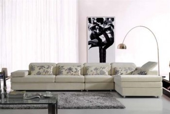 Luxury Designer Microfiber Sectional