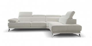 Overnice Tufted Full Italian Leather L-shape Furniture