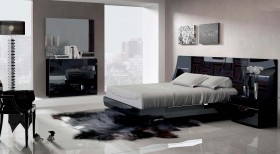 Made in Spain Wood Luxury Bedroom Furniture feat Light