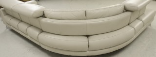 Advanced Adjustable Top Grain Leather Sectional