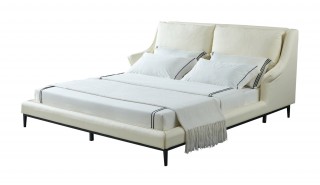 Stylish Leather Elite Platform Bed
