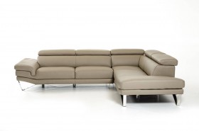 Exquisite Full Italian Leather L-shape Furniture