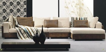 High-class Mircofiber Sectional with Chaise