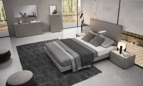 Low Profile Design Master Bedroom with Matching Set Pieces