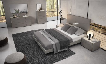 Low Profile Design Master Bedroom with Matching Set Pieces