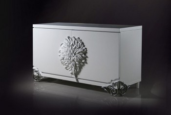 Contemporary Exlcusive Buffet with Chrome Legs and Elite Design Contemporary Exlcusive Buffet with Chrome Legs and Elite Design