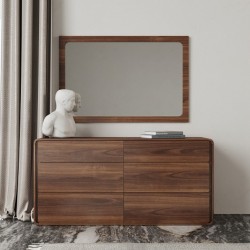Elegant Wood Elite Modern Bedroom Set with Extra Storage Cases