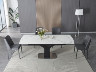 Stylish Leather Dinner Furniture Set