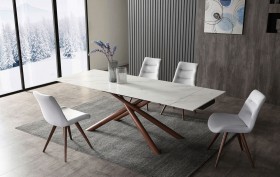 Rectangular Extendible Dining Table for Large Family