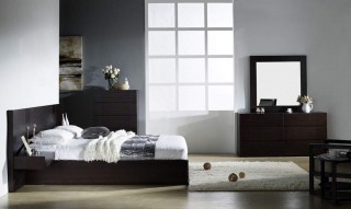 Elegant Quality Modern Bedroom Sets with Extra Long Headboard