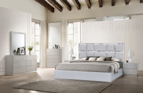 Exquisite Wood Modern Master Bedroom Set