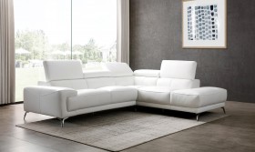 Advanced Adjustable Modern Leather L-shape Sectional