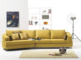 Extravagant Mircofiber Sectional with Chaise