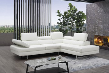 Adjustable Advanced Top-Grain Leather Sectional