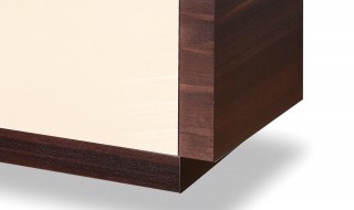 Contemporary Walnut Long Console with Storage Drawers