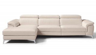 Stylish All Real Leather Sectional