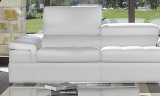 Sophisticated All Italian Leather Sectional Sofa