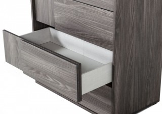 Elegant Wood Modern Master Bedroom Set feat Wood Grain