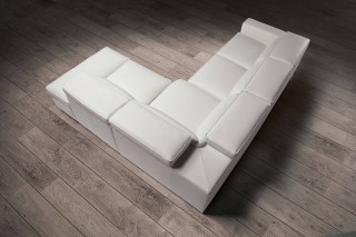 High End 100% Italian Leather Sectional