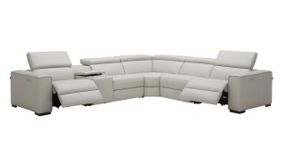 Unique Leather Upholstery Corner L-shape Sofa