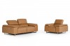 President Italian Made Leather Sofa Set