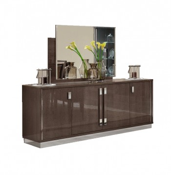 Real Wood Veneer Modern Italian Buffet Real Wood Veneer Modern Italian Buffet