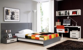 Stone and Basic Stripe Color Kids Bedroom Ideas