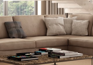 Italian Sectional Sofa Set in Luxury Leather