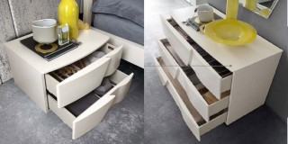 Made in Italy Wood Modern Contemporary Bedroom Designs feat Light