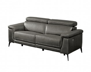 Evolve Contemporary Leather Sofa Set
