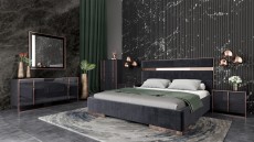 Elegant Wood Elite Modern Bedroom Sets with Extra Storage Cases Elegant Wood Elite Modern Bedroom Sets with Extra Storage Cases