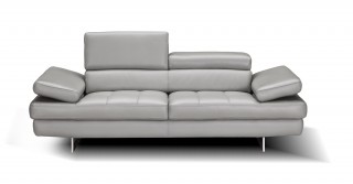 Manhattan Contemporary Italian Leather 2 PCs Sofa Set