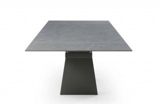 Modern Dining Table with Designer Base and Chairs