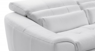 White Sofa Set in Soft Leather with Color Options