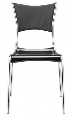 Vixen Dining Chair with Leatherette Back