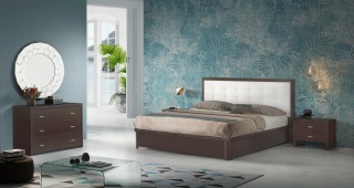 Made in Spain Leather Modern Contemporary Bedroom Designs with Extra Storage