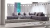 Elite Designer Microfiber Sectional