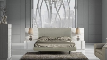 Made in Spain Wood Luxury Platform Bed with Extra Storage