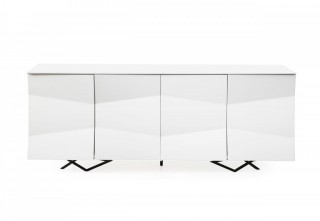 Modern White High Gloss Dining Buffet