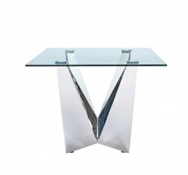 Stylish Glass Top Dinette Tables and Chairs Modern Design