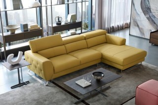 Adjustable Advanced Italian Leather Living Room Furniture