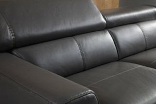 Exquisite Modern Top-Grain Italian Sectional