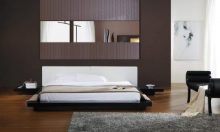 Unique Leather Elite Platform Bed