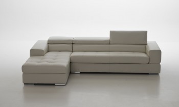 Overnice Sectional Upholstered in Real Leather