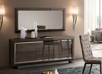 Elite European Modern Buffet in Wood