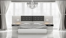 Overnice Leather Modern Platform Bed Overnice Leather Modern Platform Bed